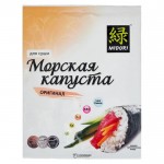 Морская капуста для суши Оригинал 10 пластин 25 г Midori 108835