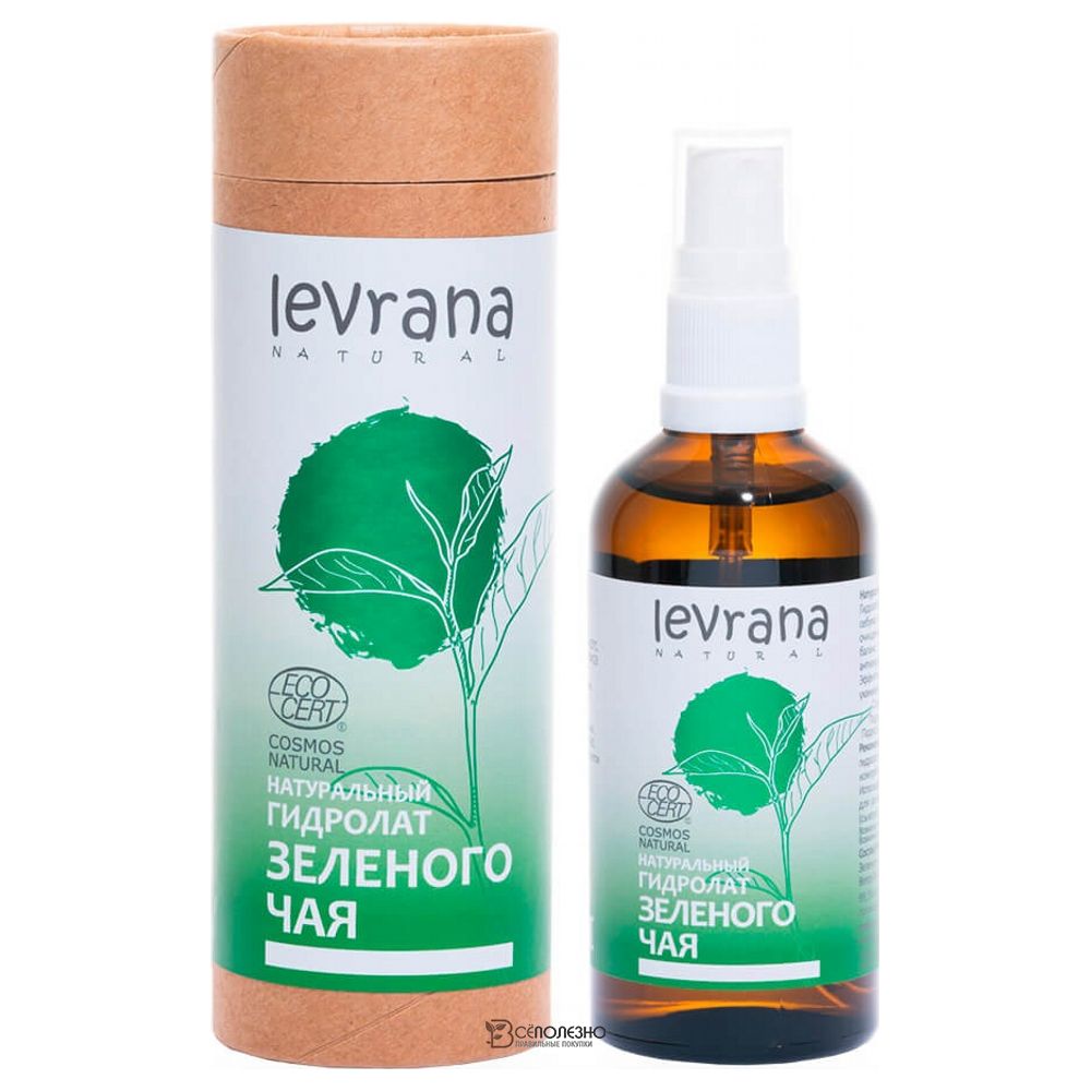 Гидролат натуральный зелёного чая 100 мл Levrana 108925