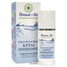 Гиалуроновый крем для лица дневной Нежный Лен 50 мл 1/20 108974