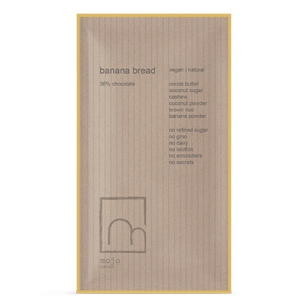 Шоколадное изделие Cacao - Banana Bread 20 г Mojo 109102