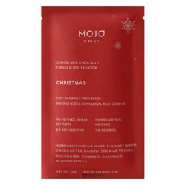 Молочный шоколад Cacao 52% с корицей и кардамоном - Christmas 20 г Mojo 109107