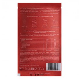 Молочный шоколад Cacao 52% с корицей и кардамоном - Christmas 20 г Mojo 109107