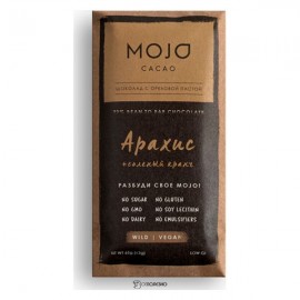Шоколад горький Cacao 72% - Арахис 65 г Mojo 109112