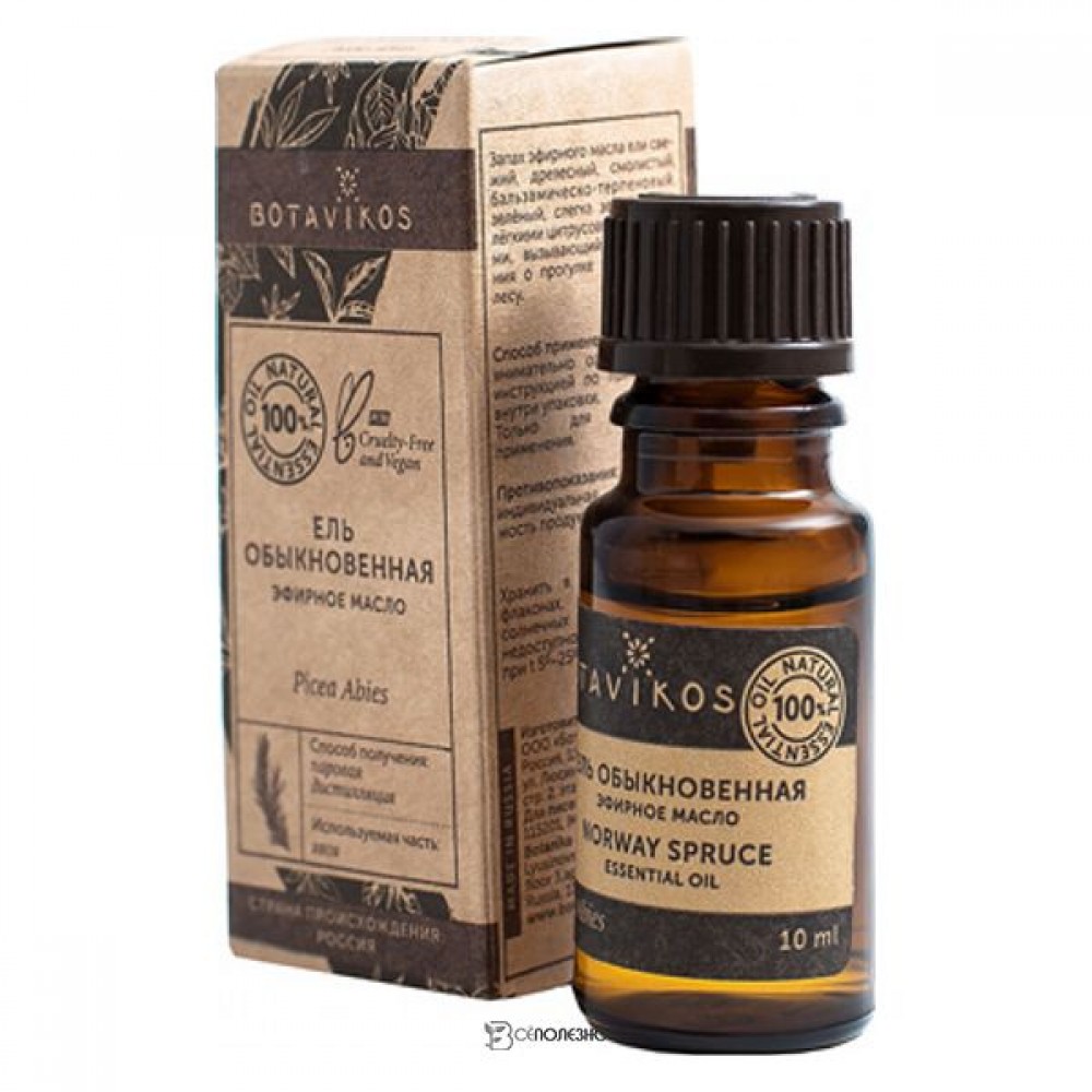 Эфирное масло Ель обыкновенная 100% 10 мл Botavikos 109303