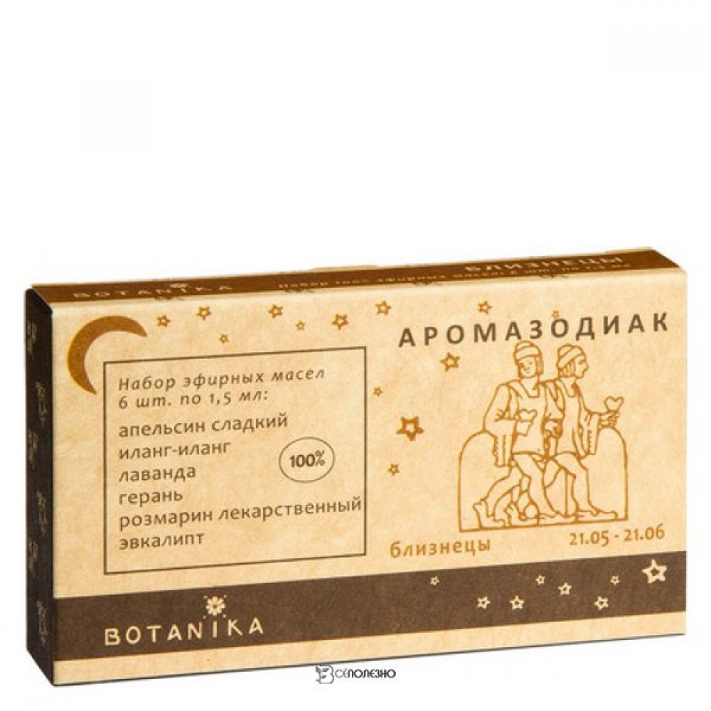 Набор 100% эфирных масел Близнецы 9 мл Botavikos 109406