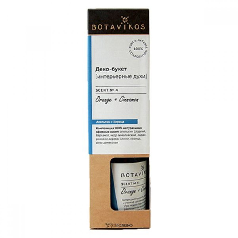 Аромадиффузор Апельсин и корица 100 мл Botavikos 117191