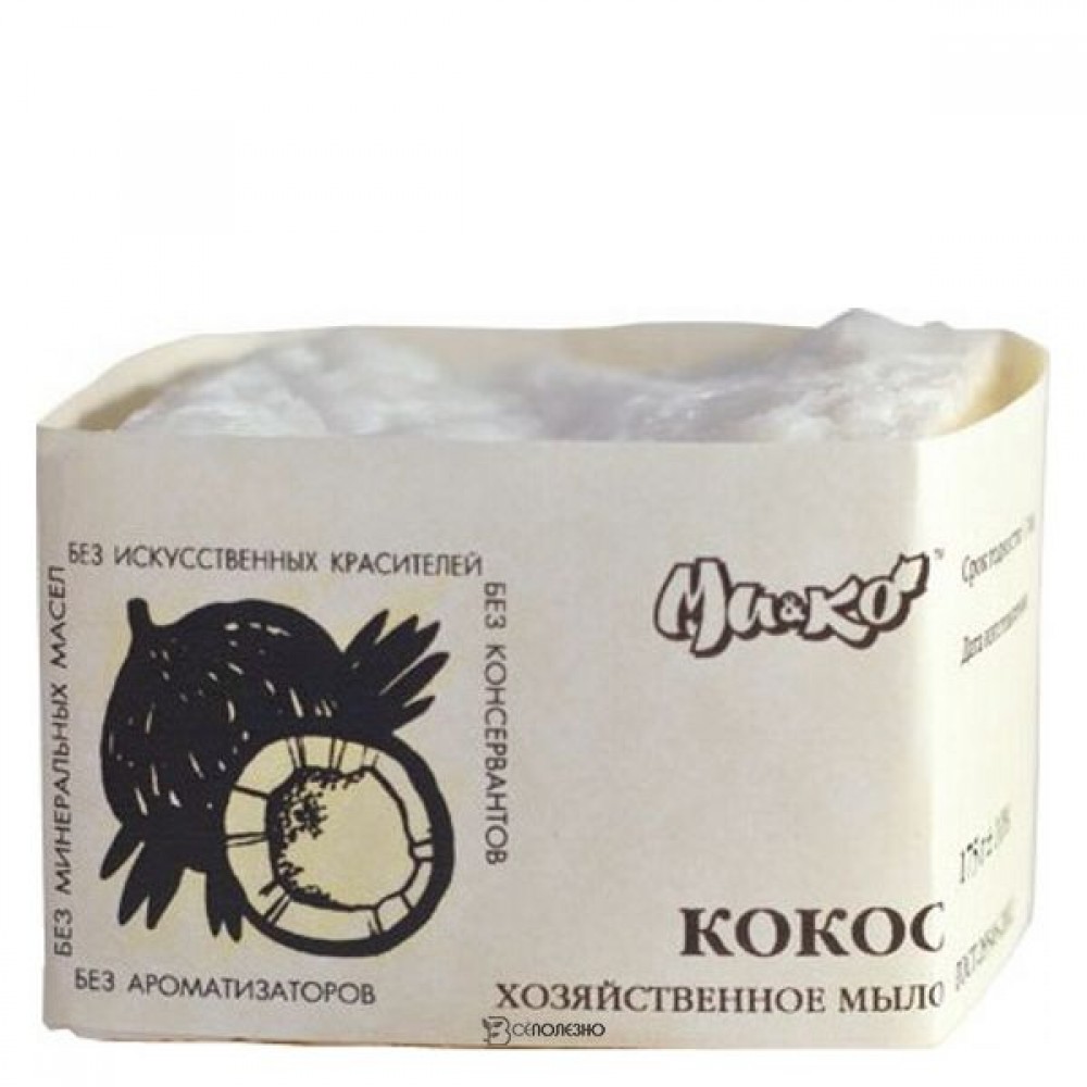 Хозяйственное мыло Чистый кокос 175 г Mi&Ko 109743