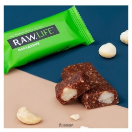 Батончик Макадамия 47 г RAW LIFE 109799