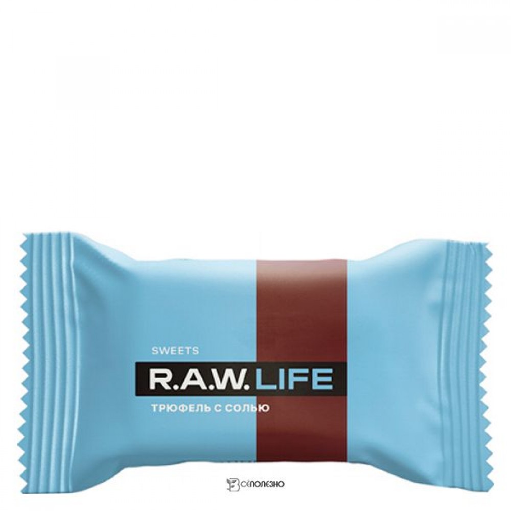 Конфета Трюфель с солью 18 г RAW LIFE 109801
