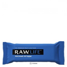 Батончик Лесные ягоды 47 г RAW LIFE 109802