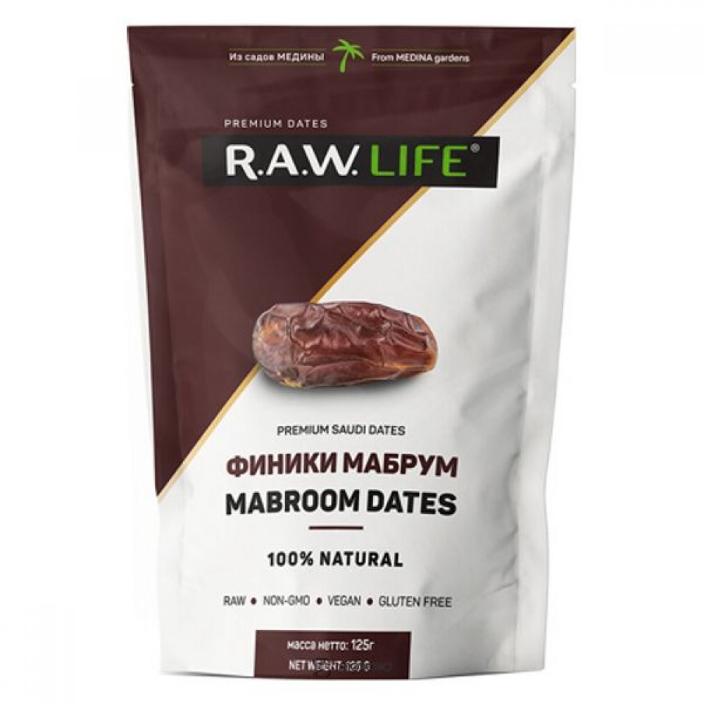 Финики Мабрум 125 г RAW LIFE 109811