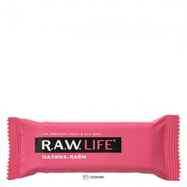 Батончик Малина-Лайм 47 г RAW LIFE 109813
