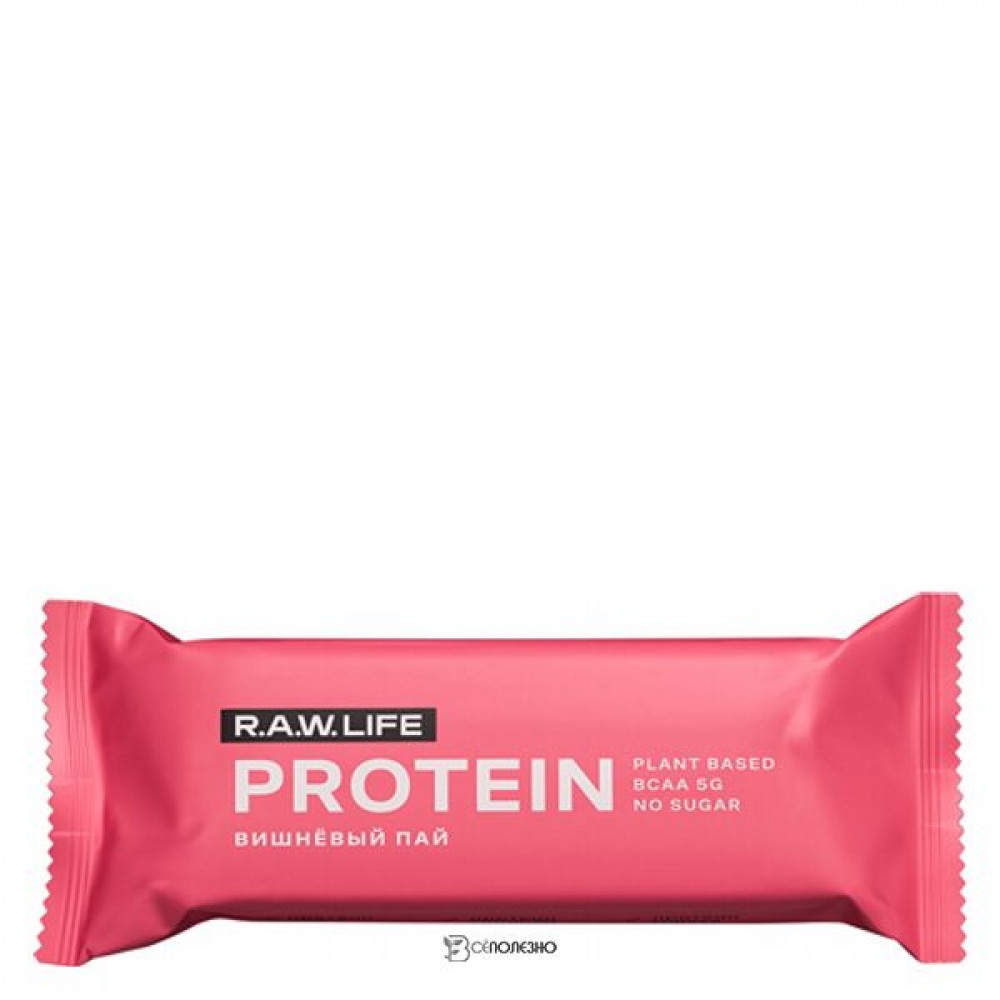 Батончик протеиновый Вишнёвый пай 43 г RAW LIFE 109815