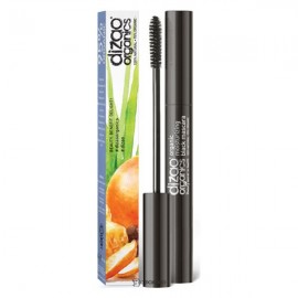 Органическая черная тушь увлажняющая c экстрактом рисовых отрубей и кофейными зернами 95% 7,5 г Dizao 109861