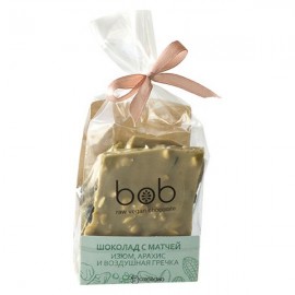 Шоколад с матчей Изюм арахис и воздушная гречка 100 г bob 109891