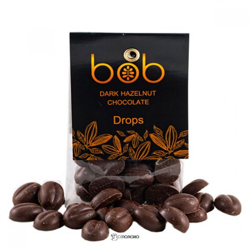 Зёрна из фундучного шоколада 50 г bob 109893
