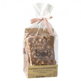 Шоколад карамельный Воздушная гречка и инжир 100 г bob 109896