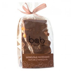 Шоколад на кешью Персик и миндаль 100 г bob 109900