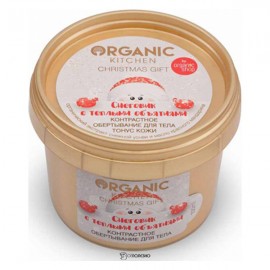 Контрастное обертывание для тела Снеговик с теплыми объятиями Organic Kitchen 100 мл 110205