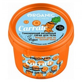 Скраб для тела Тонизирующий витаминный Carrate 100 мл Organic kitchen 110241