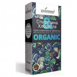 Спирулина и хлорелла таблетки 100 г Polezzno 110333