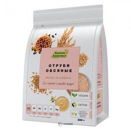 Отруби овсяные без добавок 200 г Компас Здоровья 110345