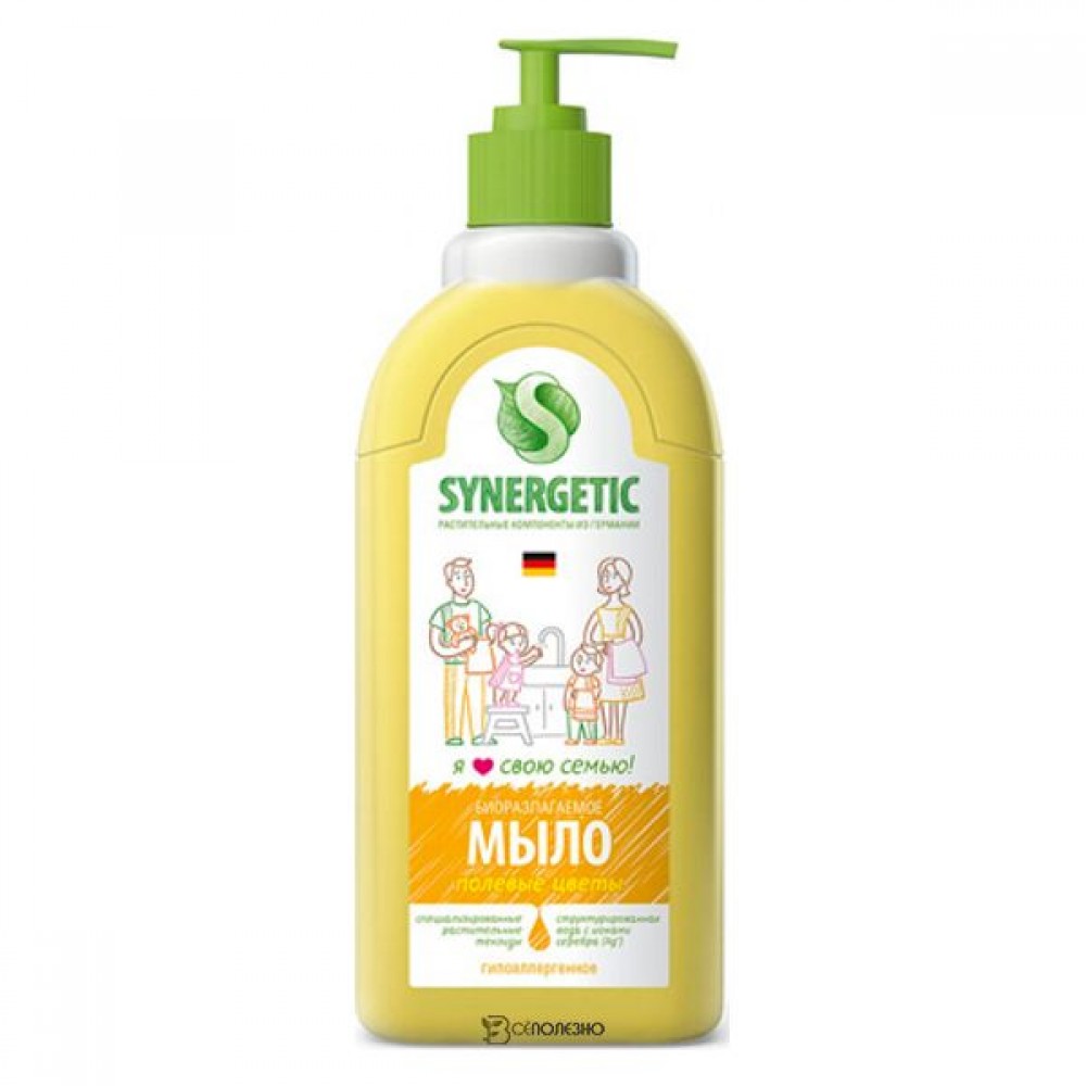 Жидкое мыло Полевые цветы 500 мл Synergetic 110730