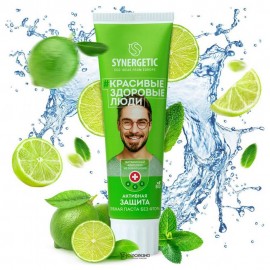 Зубная паста Активная защита 100 г Synergetic 110732