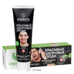 Паста зубная Уголь + мята без фтора 100 г Synergetic 110734