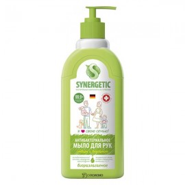 Мыло для рук жидкое Имбирь и бергамот антибактериальное 500 мл Synergetic 110736