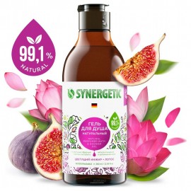 Гель для душа Цветущий инжир и лотос 380 мл Synergetic 110741