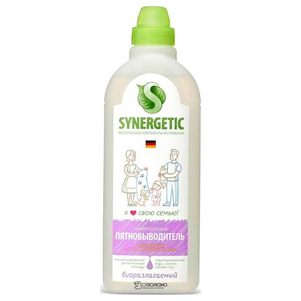 Пятновыводитель 1000 мл Synergetic 110763