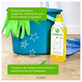 Средство для мытья пола Полевые цветы 750 мл Synergetic 110776