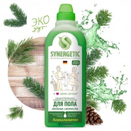 Средство для мытья пола Хвойная свежесть 750 мл Synergetic 110782