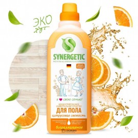 Средство для мытья пола Цитрусовая свежесть 750 мл Synergetic 110784