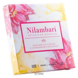 Шоколад нежный Кэроб с клубникой и бананом 65 г Nilambari 110815