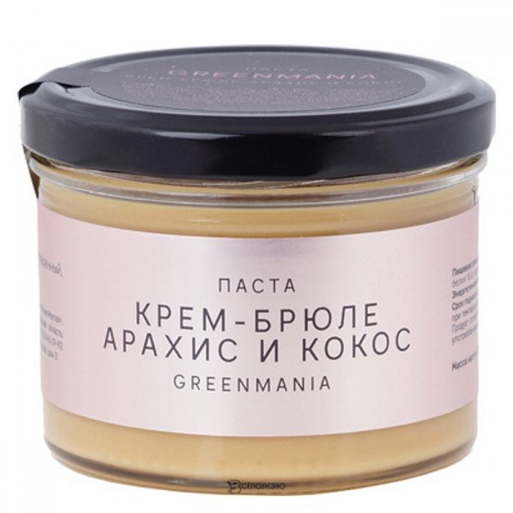 Паста Крем-брюле арахис и кокос 200 г Nilambari 110818