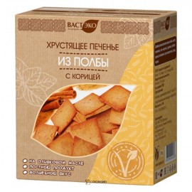 Печенье хрустящее из полбы с корицей 170 г Вастэко 110847