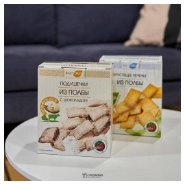 Печенье хрустящее из полбы без дрожжей 170 г Вастэко 110848