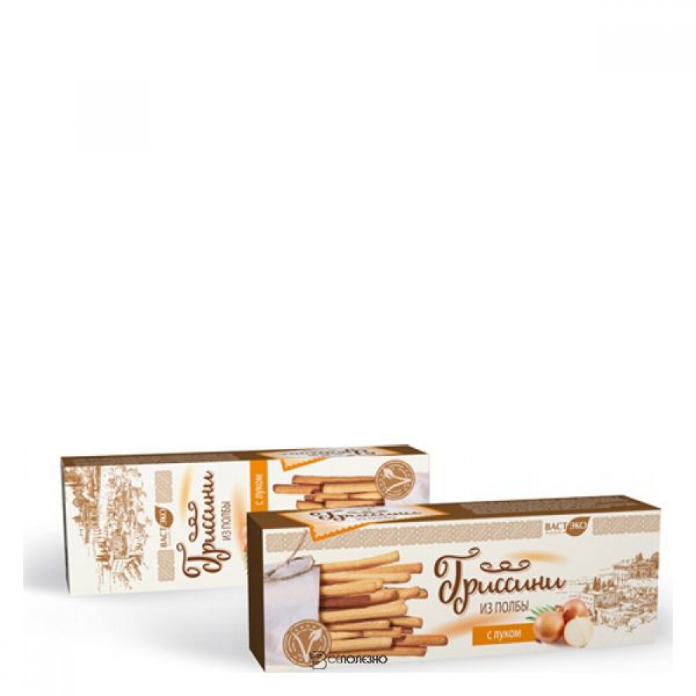 Гриссини из полбы с луком 170 г Вастэко 110883