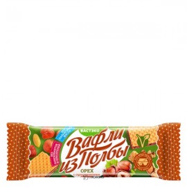 Вафли из полбы Орех с тростниковым сахаром 15 г Вастэко 110892