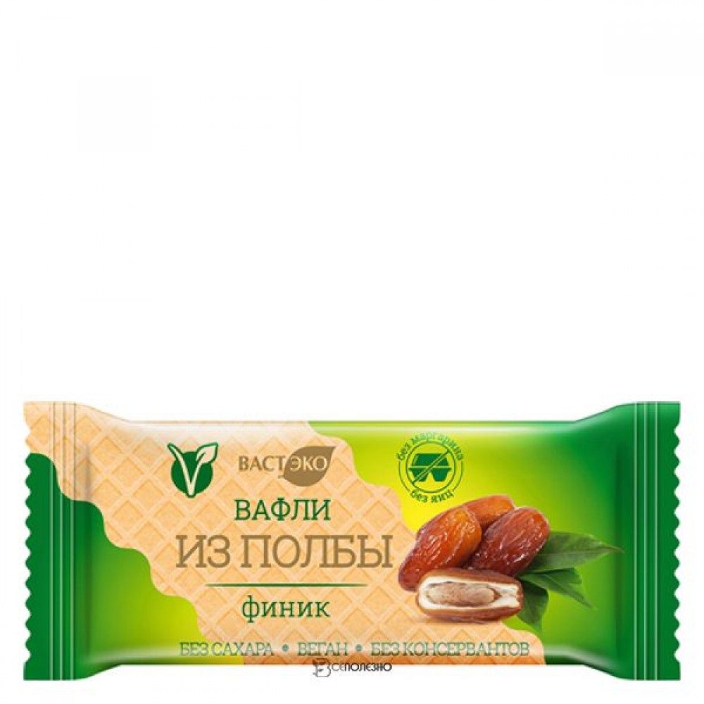 Вафли из полбы Финик 30 г Вастэко 110904