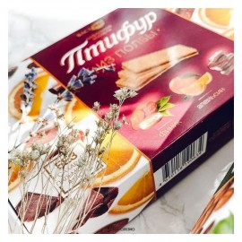 Птифур из полбы Финик Апельсин Шоколад 90 г Вастэко 110936