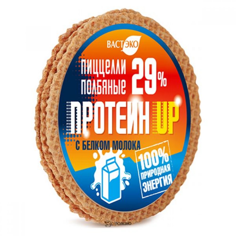 Пиццелли полбяные Протеин UP с белком молока 33 г Вастэко 110949