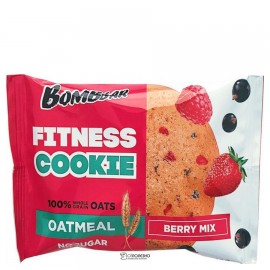 Печенье неглазированное овсяное ягодный микс 40 г Bombbar 111050