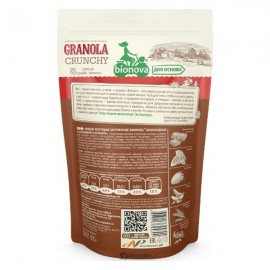 Гранола Шоколадная c клубникой и бананом 400 г Bionova 111055