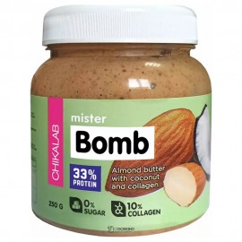 Паста миндальная с кокосом 250 г MISTER BOMB CHIKALAB 111066