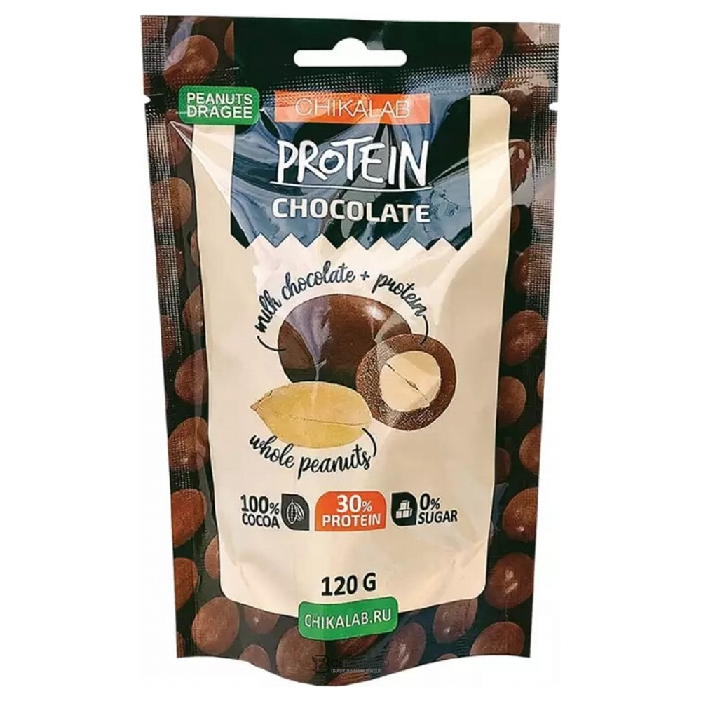 Драже Арахис в шоколаде 120 г CHIKALAB 111075