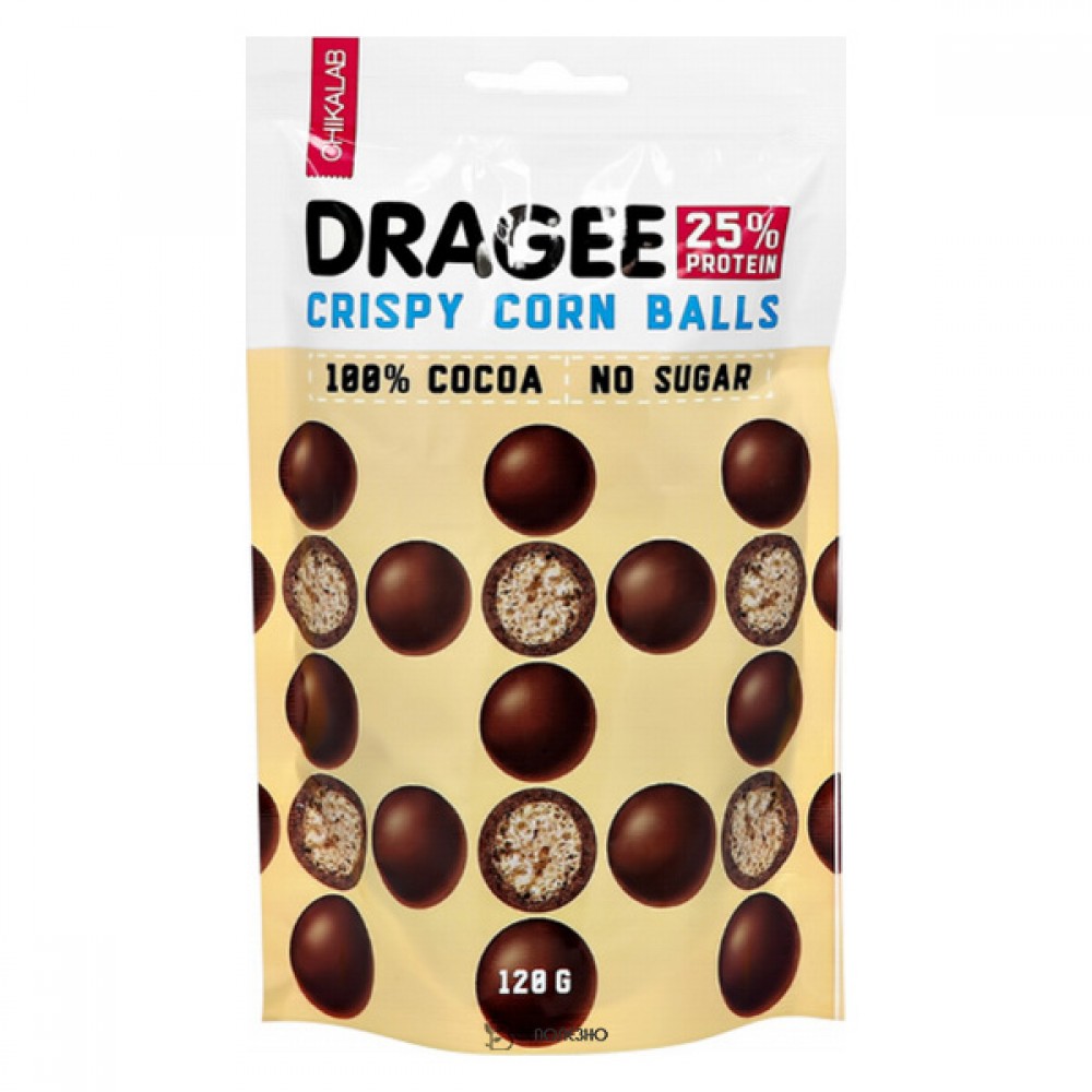 Драже Шарики кукурузные в шоколаде 120 г CHIKALAB 111078