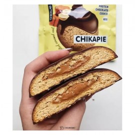 Печенье глазированное с начинкой Арахисовое 60 г CHIKALAB 111082